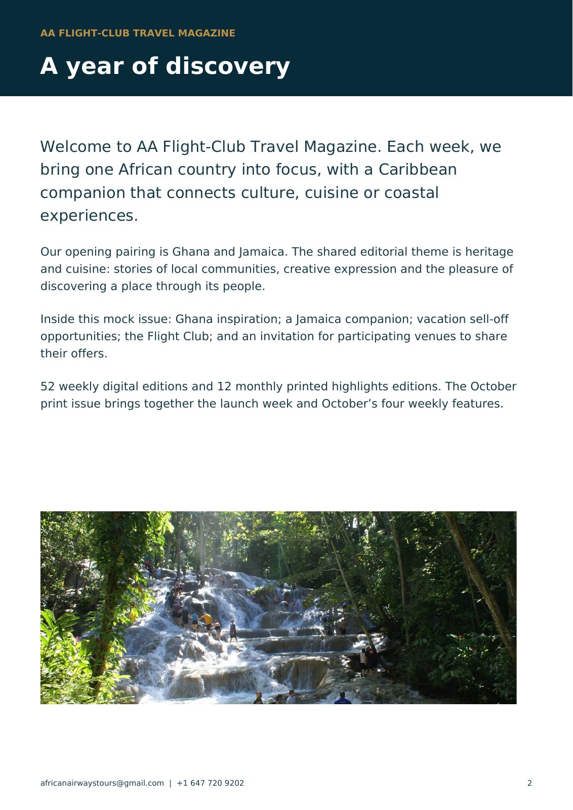 AA Flight-Club launch issue, page 2: Welcome aboard